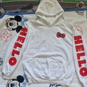 GAP White and Red Women's Hoodie 3 For 1 Price